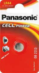 Panasonic Knopfzelle Alkali Mangan LR-44EP