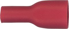 Wkk Flachsteckhülse vollisoliert bis 1,5mm² 4,8x0,5mm Farbe Rot VPE: 100 Stück