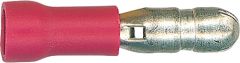 Wkk Rundstecker halbisoliert bis 1,5mm² 4,0mm Farbe Rot VPE: 100 Stück