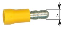 Wkk Rundstecker halbisoliert 4,0mm²-6,0mm² 5,0mm Farbe Gelb VPE: 100 Stück