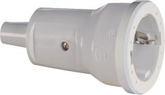 ABL Schutzkontakt-Kupplung 2-polig PVC 16A 250V Schwarz