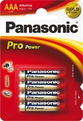 Panasonic Batterie PRO Power LR03 AAA Micro VPE: 4 Stk.