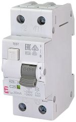 ETI FI-LS-Schalter KZS-2M A 2-polig Typ A C25 / 0,03A unverzögert
