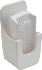 Handwaschbürste Kunststoff mit Wandhalterung Farbe:weiß