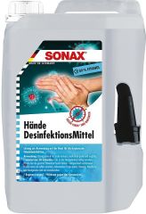 Sonax Händedesinfektionsmittel 5l Kanister mit Ausgießer