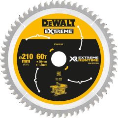 DeWalt Kreissägeblatt DT99567 XR Extreme Runtime 60Z 210/30mm