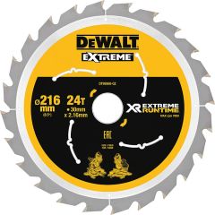 DeWalt Kreissägeblatt DT99568 XR Extreme Runtime 24Z 216/30mm