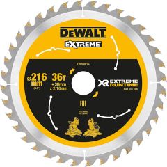 DeWalt Kreissägeblatt DT99569 XR Extreme Runtime 36Z 216/30mm