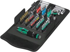 Wera Bit-Set 52-teilig mit Bithalter & Stiftschlüssel-Set in Textilbox