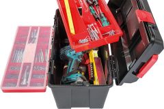 PARAT Werkzeugkoffer Allround M mit Kleinteilemagazin