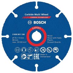 Bosch Trennscheibe EXPERTCarbide Multiwheel Ø 76x10mm