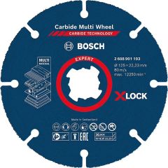 Bosch Trennscheibe EXPERTCarbide Multiwheel Ø 115mm X-LOCK