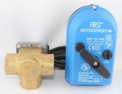 FIRST Rotodivert Umschaltventil Typ EMV 110-F3L DN20 3/4IG