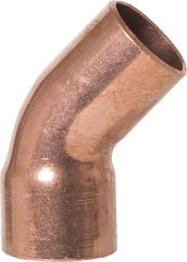 WS Kupfer-Lötfitting Bogen 45° i/a 5040 16mm