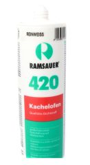 Ramsauer 420 Kachelofen Fugendichtmasse 310ml Reinweiß