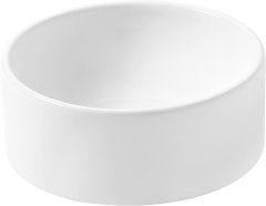 Aufsatz-Waschtisch Emese ohne Hahnloch,Ø 300mm, Keramik weiß