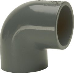PVC-U- Klebefitting Winkel 90°, 63 mm, beidseitig Klebemuffe