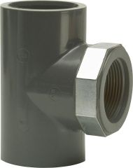 Bänninger PVC-U-Klebefitting T-Stück 20 mm x 1/2 zylind. Gewinde am Abgang