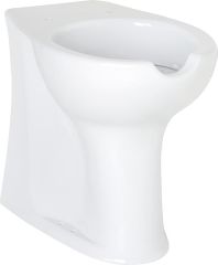 Evenes Stand-Tiefspül-WC Elida aus Keramik weiß mit Öffnung erhöht BxHxT:375x470x570mm