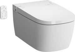 Vitra Dusch-WC V-Care 1.1 Comfort Weiß mit Vitra Clean Wand