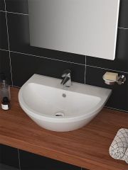 Vitra Handwaschbecken Integra 450x360mm Weiß mit Überlauf