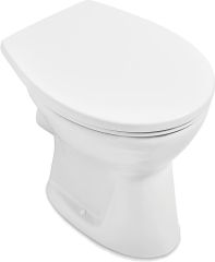 Villeroy & Boch Stand-Flachspül-WC NEWO spülrandlos Abgang waagerecht - ohne WC-Sitz