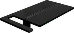 Hüppe Shower Board Hüppe Select+Black Edition 400x220x10mm