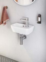Vitra Handwaschbecken Integra mit Hahnloch 370x220mm HL r.