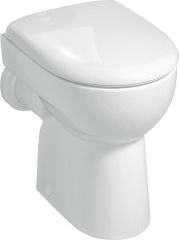 Geberit Stand-Flachspül-WC Renova weiß Abgang waagrecht BxHxT: 355x410x475mm