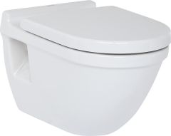 Duravit Wand-WC Starck 3 aus Keramik mit off.Bef. Weiß 6,0l