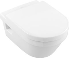 Villeroy & Boch Combi-Pack Architectura Wand-Tiefspül-WC Direct Flush compact + WC-Sitz Softclose Weiß