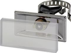 Simplex Universalhalter mit Spannband Edelstahl (V2A) VPE 10 Stück