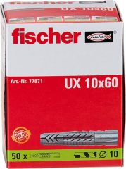 Fischer Universaldübel UX 10x60 VPE 50Stk.