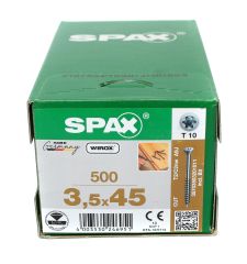 Spax Dielenschraube Wirox Teilgewinde T - Star Plus d 35x45mm 500 Stück