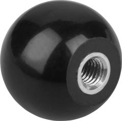 Kipp Kugelknopf Kipp mit Gewindebuchse Innengewinde M 8, Forme E, Durchmesser 25mm