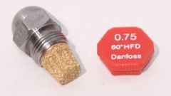 Danfoss Ölbrennerdüse Stahldüse Hohlkegel 0,75/60°HFD - 030H6016