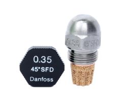 Danfoss Ölbrennerdüse Stahldüse Vollkegel 0,35/45°SFD - 030F4003