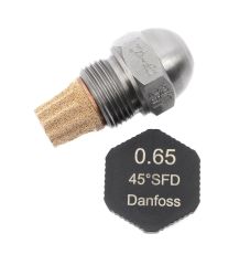 Danfoss Ölbrennerdüse Stahldüse Vollkegel 0,65/45°SFD - 030F4014