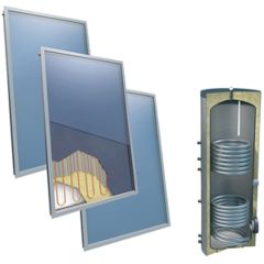 OEG Solarpaket 2plus Aufdach 300 l Solarspeicher
