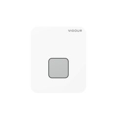 Vigour Urinal-Betätigungsplatte DEE Kunststoff Platte weiß Tasten chrom